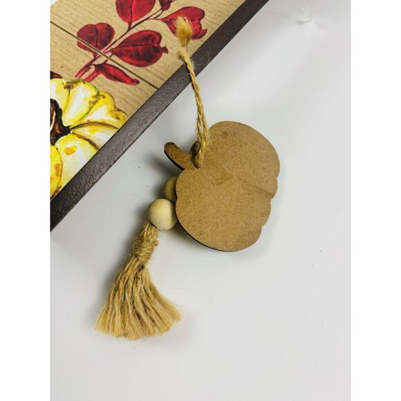 Holiday Wooden Serving Tray by Autumn Accents Thanksgiving Harvest Pumpkin Decor - Picture 8 of 16
